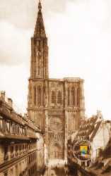 Cathedrale Strasbourg Rue Mercier Vers 1900 1
