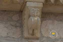 Hibou Modillons Eglise Art Roman