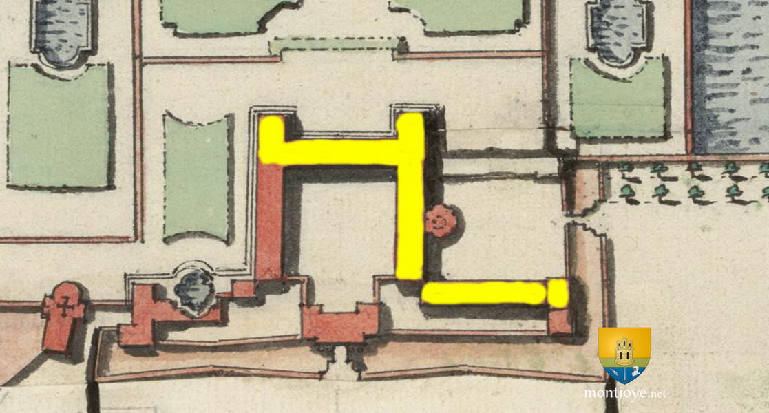 Plan destruction du château d'Anet