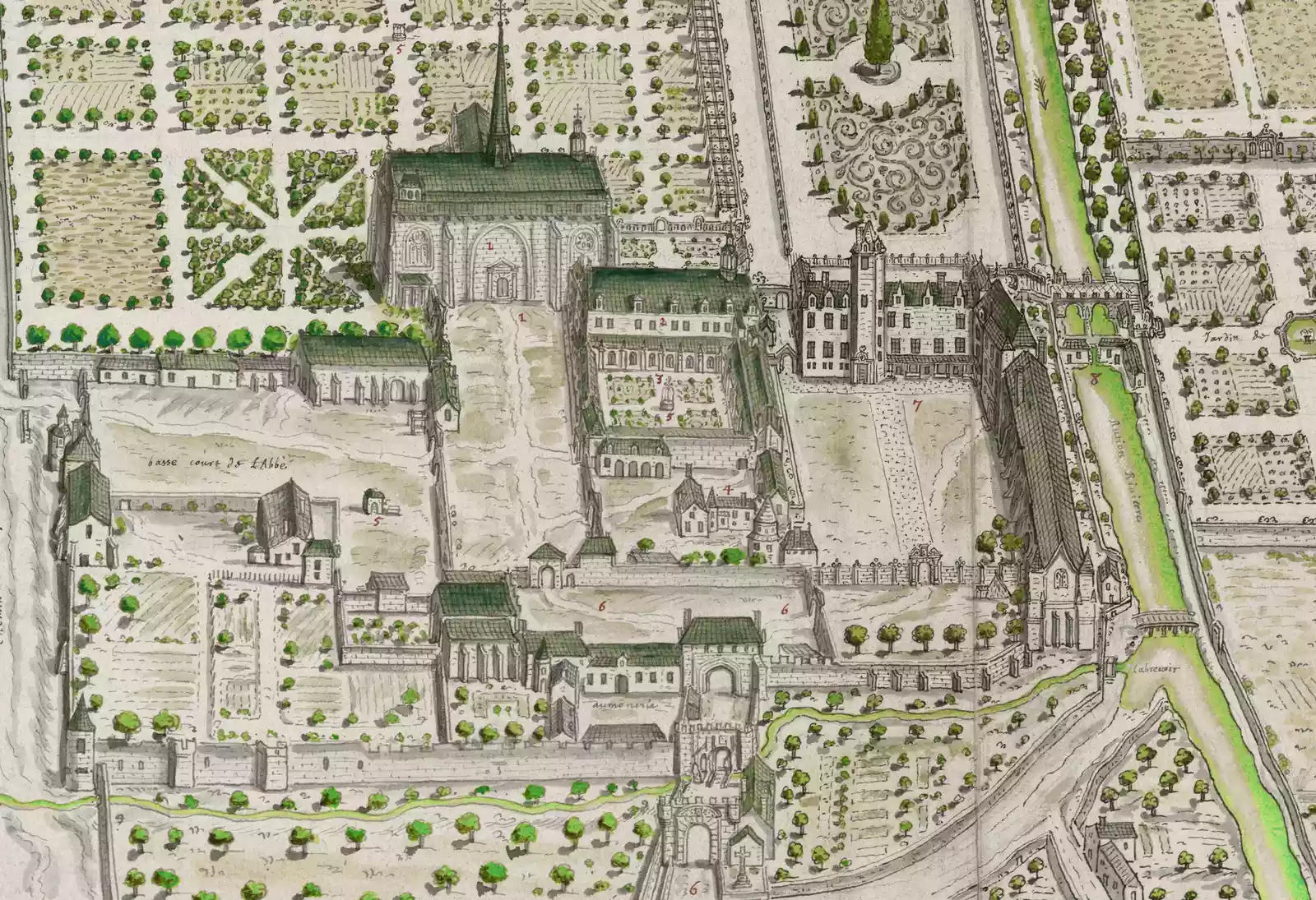 abbaye de bourgeuil 1699