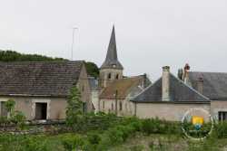 Eglise Celle Guenand Vu Du Chateau