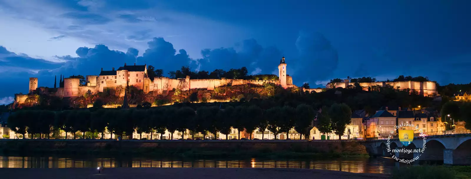 panorama chateau de chinon
