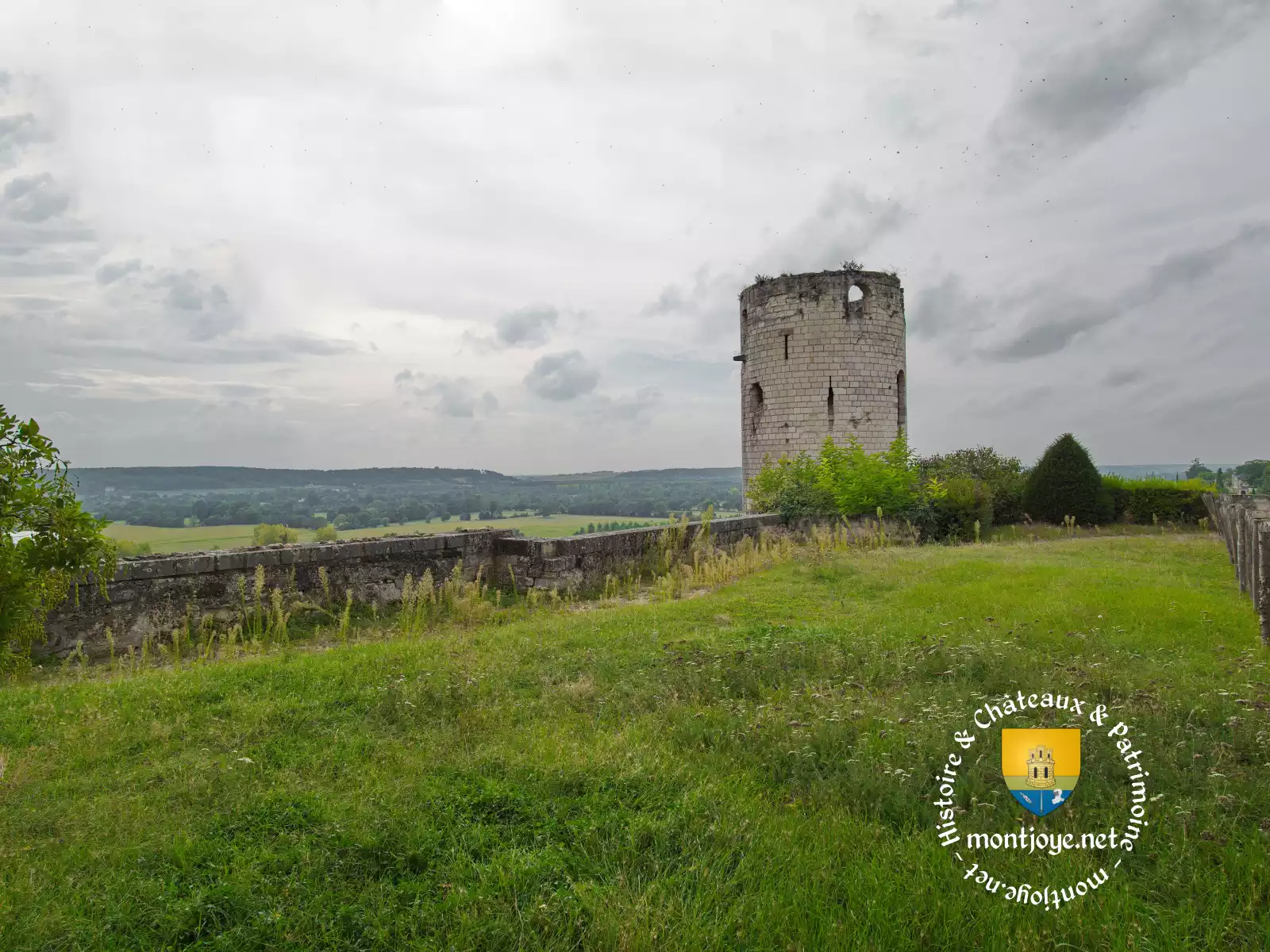 Tower Castle In France Chinon