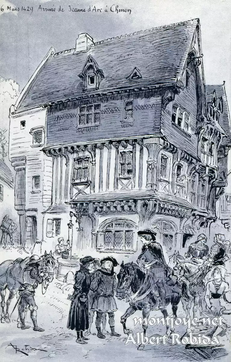 arrivee jeanne darc chinon