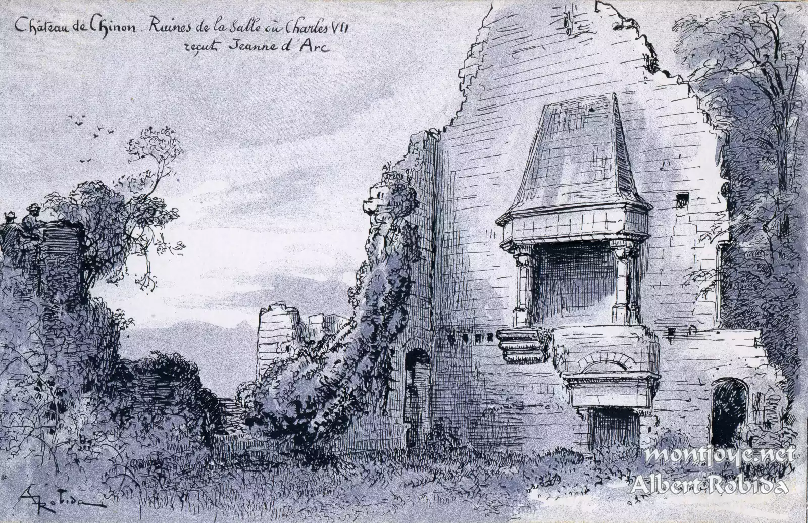 ruines salle charles VII chinon