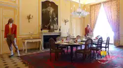 Salle A Manger Chateau Portrait Louis XV