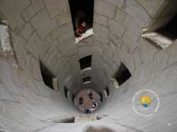 Escalier Axe Centrale De Haut Double Helice