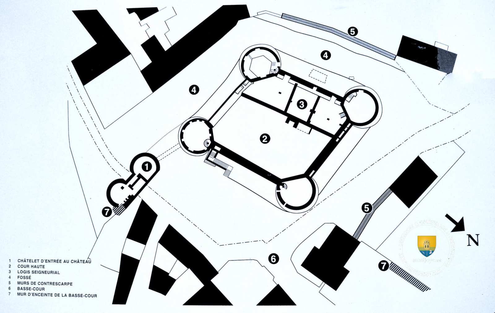 Plan de Yèvre le Châtel