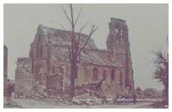 Eglise Berzy Le Sec 27 Avril 1919 Apres Guerre