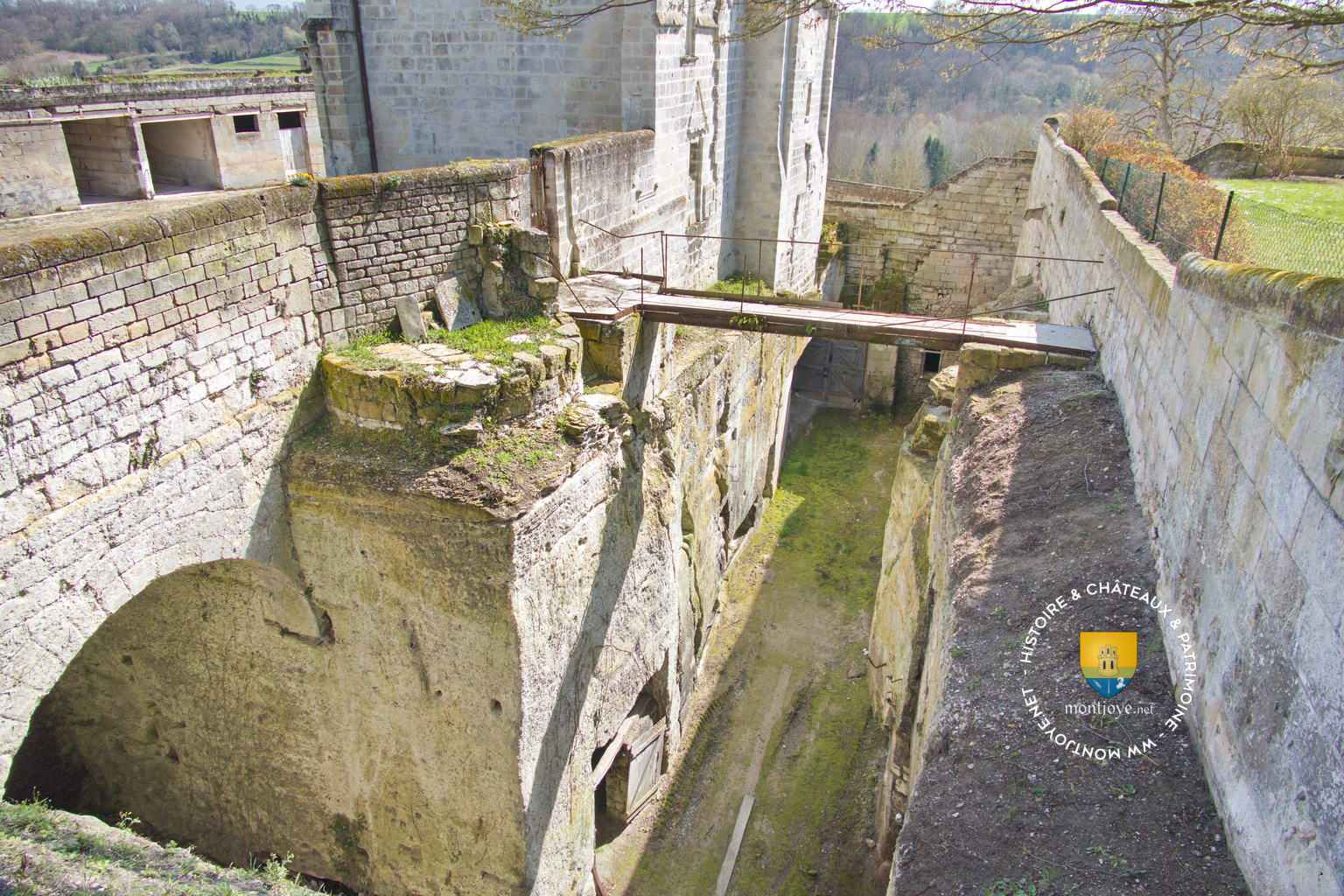 Fossé du château de Pernant