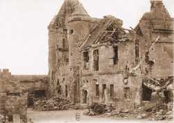 Chateau De Pernant Apres Bombardement 14 18