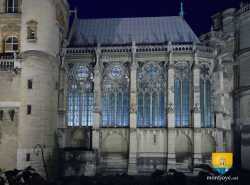 Sainte Chapelle Saint Louis Saint Germain Laye Night