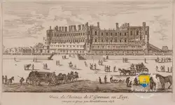 Vue Du Chateau De Saint Germain En Laye Israel Sylvestre 1658