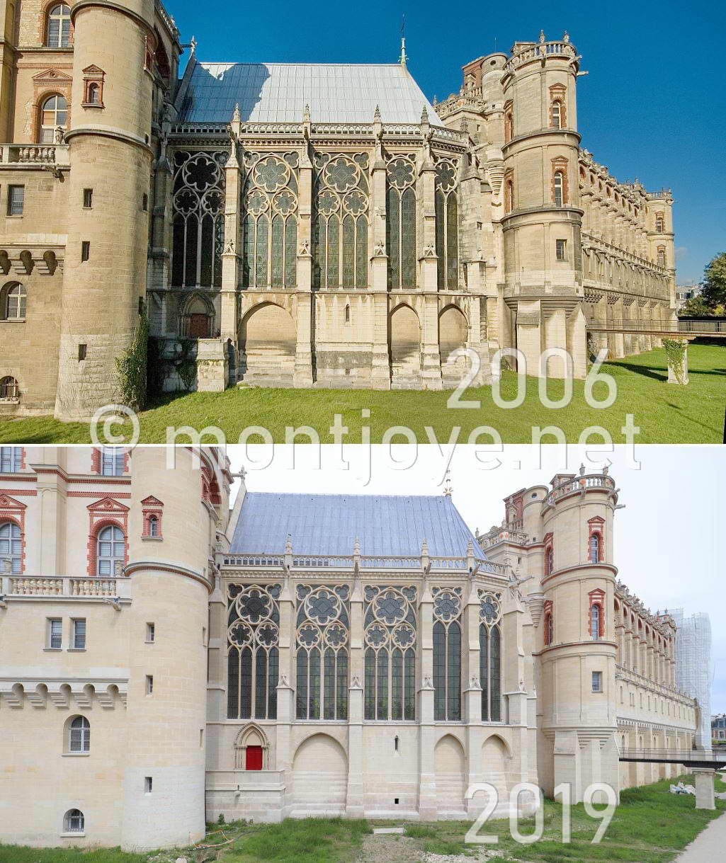 2014 - 2018, fin des travaux de restaurations de la Sainte-Chapelle. 2014 - 2018, fin des travaux de restaurations de la Sainte-Chapelle.