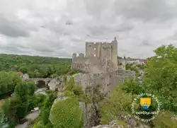 Forteresse Angles Sur Anglin Vienne Chateau Medieval
