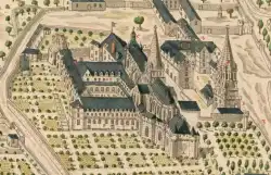 Vue Abbaye De Saint Florent Lez Saumur