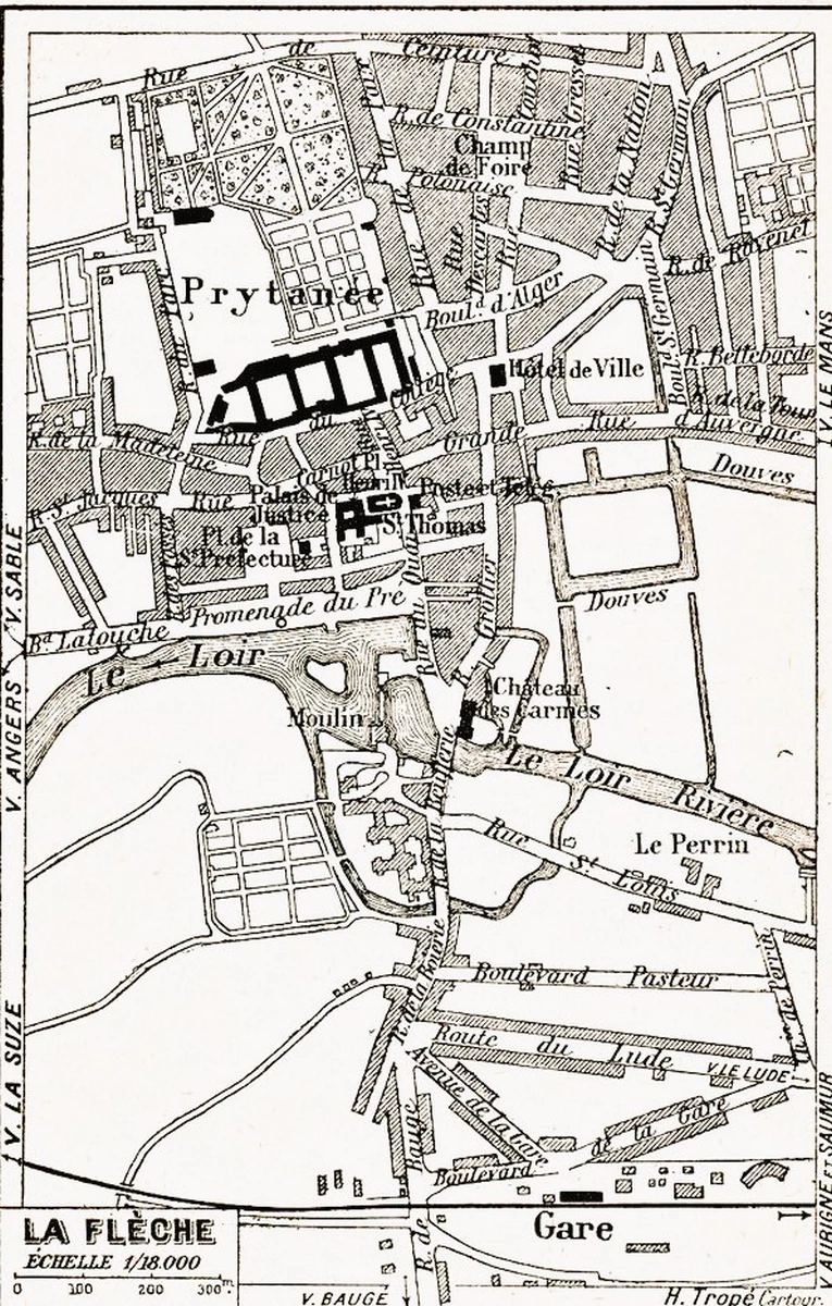 plan de LA FLECHE prytanee militaire