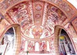 Fresques XIXe Cul Four Eglise Romane