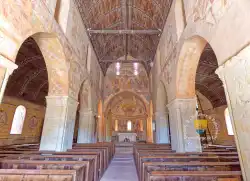 Nef Romane Eglise Fresques