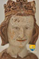 Saint Louis Statue Polychrome 1300