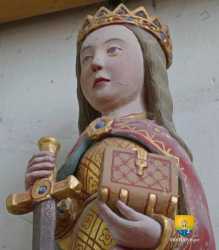 Sainte Catherine Alexandrie Sainte Catherine De Fierbois Eglise France Centre