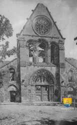 Eglise Porche Vailly Sur Saine Guerre 14 18 Destruction