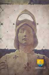 Statue Jeanne Darc Copie Reims Detail