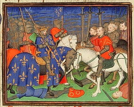 Bataille de Bouvines - Vincent de Beauvais ( vers 1400-1440 ) Bataille de Bouvines - Vincent de Beauvais ( vers 1400-1440 )
