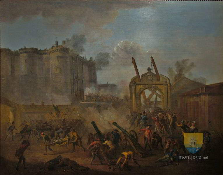 La Bastille Prise De La Bastille Jean Baptiste Lallemand Musee Carnavalet Periode 1789 1803 1