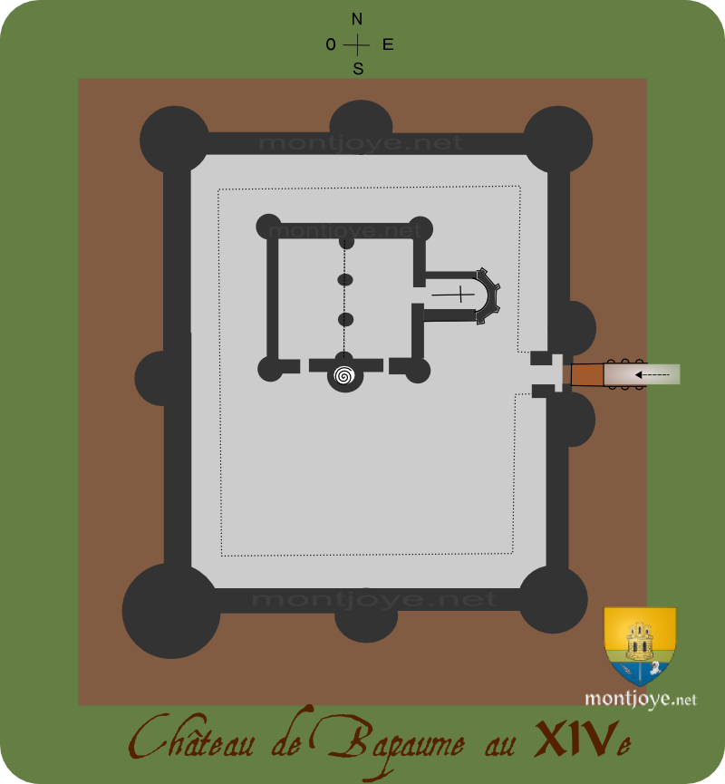 Château de Bapaume, XIVe Château de Bapaume, XIVe