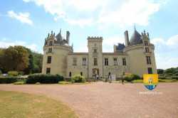 Chateau De Breze Entree Castle Breze Loire