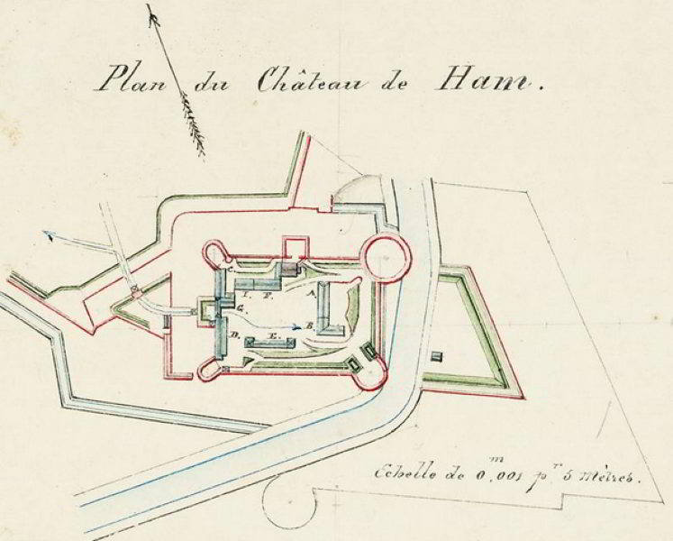 Plan Chateau Ham Plan Chateau Ham