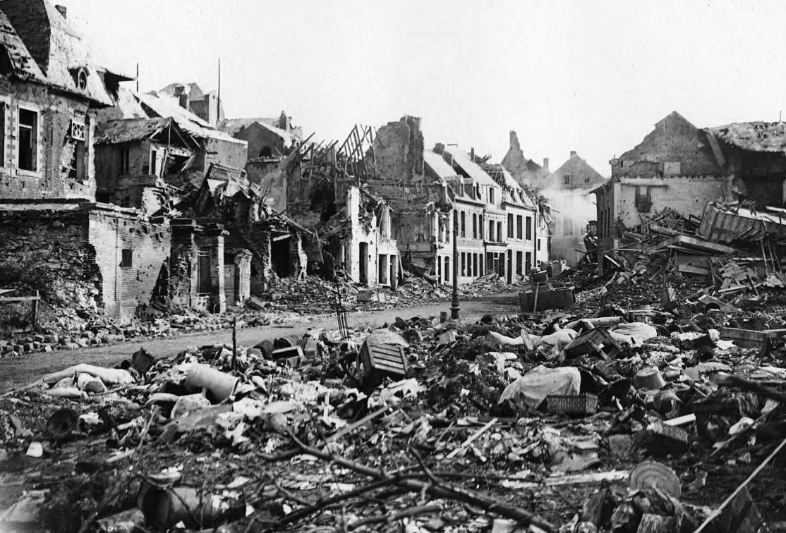 village de Péronne, détruit en 14-18