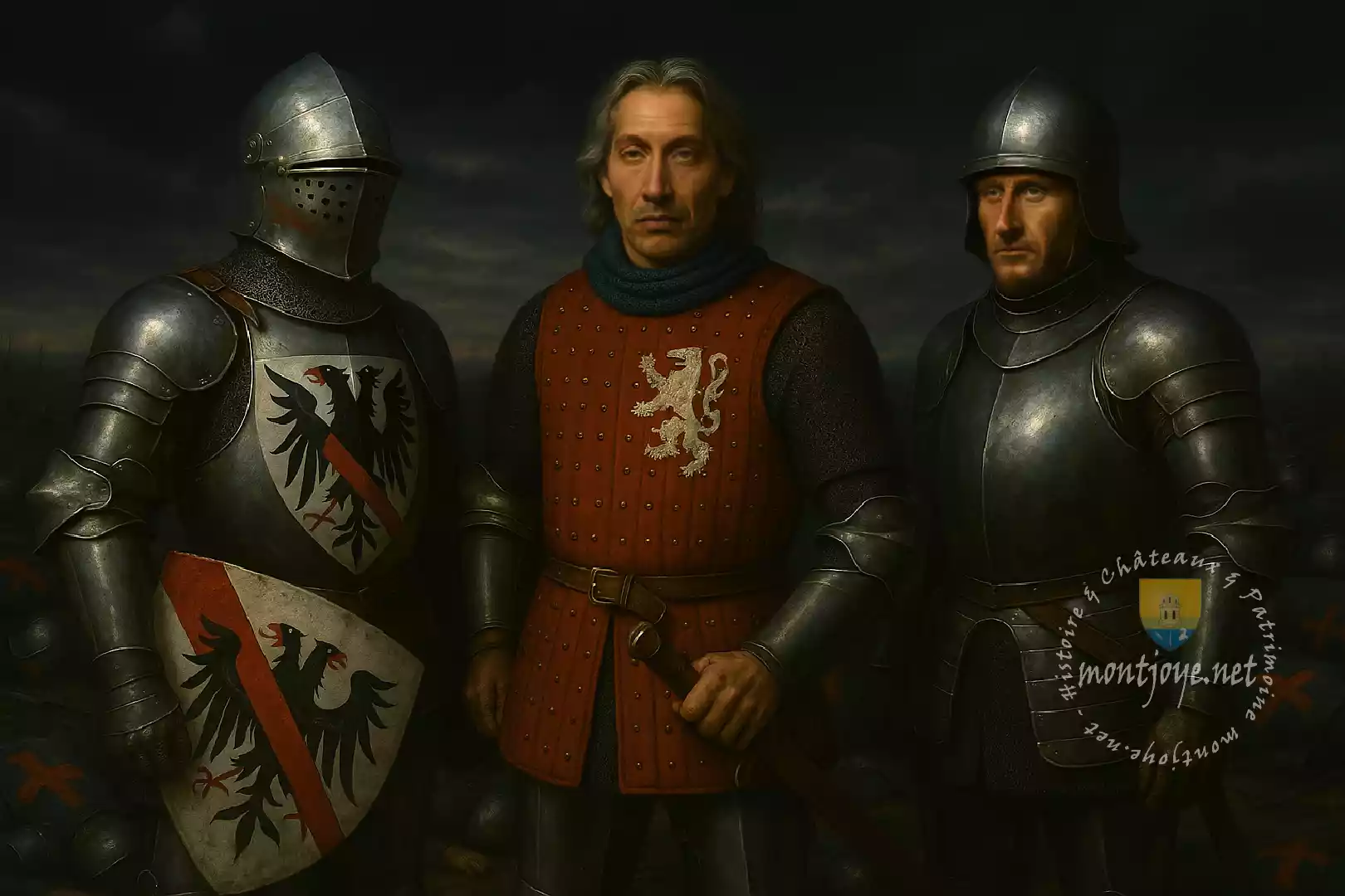 Bertrand Du Guesclin Olivier de Clisson Louis de Sancerre Bataille de Pontvallain