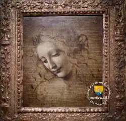 Tete De Femme Leonard De Vinci  