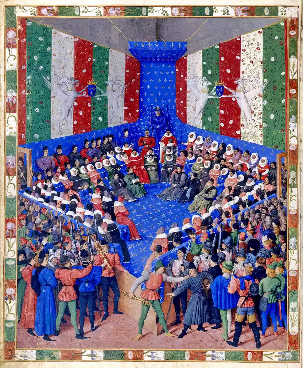 Le Lit de justice de Vendome Jean II Alencon