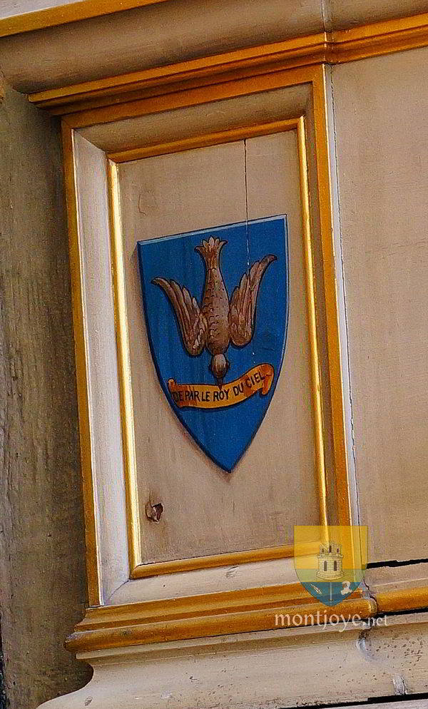 Blason de Jeanne d'Arc dans l'église Saint-Roch à Paris