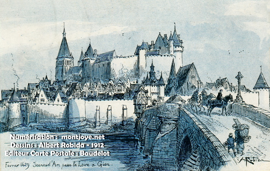 Jeanne d'Arc à Gien, Château de Gien au XVe