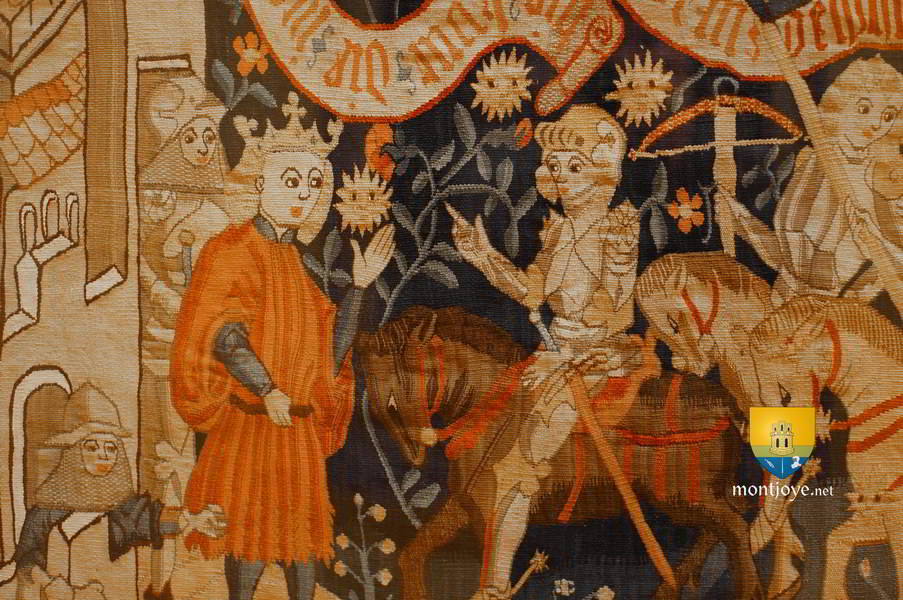 Jeanne d'Arc au Château de Loches, accueillit par le Roi Charles VII