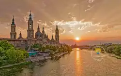 Coucher De Soleil Saragosse