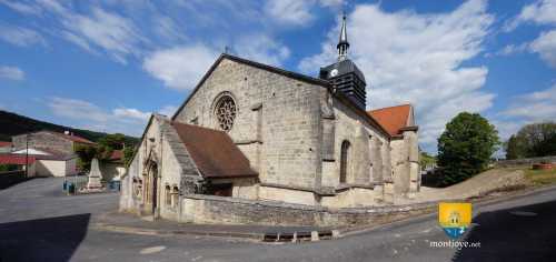 Église Saint-Étienne de Saint-Urbain Maconcourt, façade occidentale