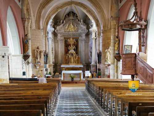 Nef de l&#039; Église Saint-Étienne de Saint-Urbain Maconcourt