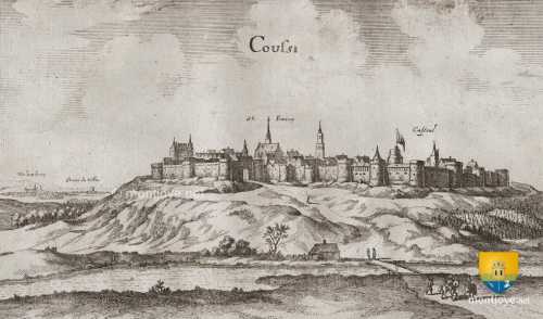 Château de Coucy - Gravure de 1650