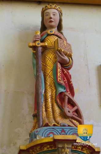 Sainte Catherine de Fierbois, Sainte-Catherine d&#039;Alexandrie.