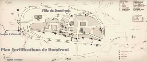 Plan Fortifications de Domfront