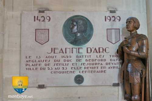 plaque commémorative des 500 ans de Jeanne d&#039;Arc