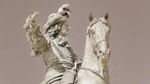 Louis XIV, château de Versailles, statue