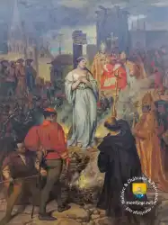 Jeanne DArc Brulee Vive Par Deveria Musee Angers